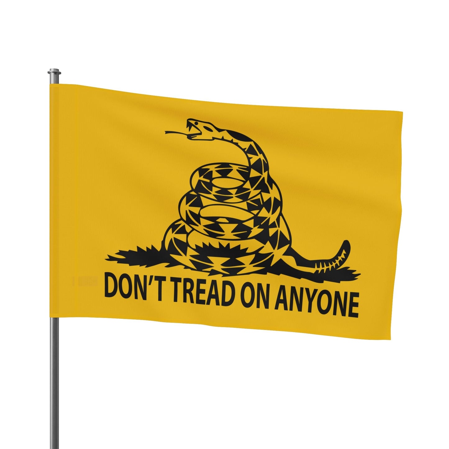 Don't Tread on Anyone - Single Sided Festival Flag