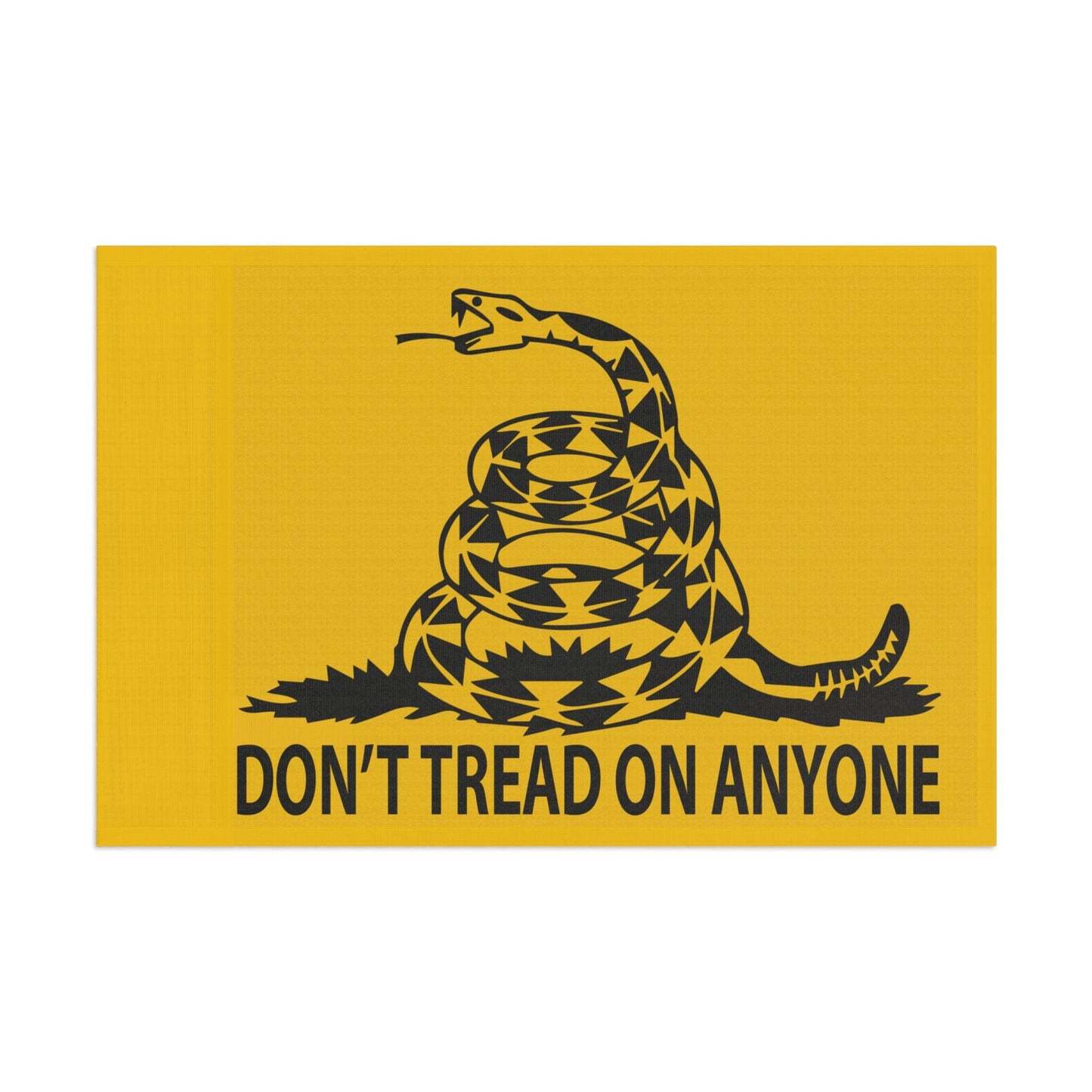 Don't Tread on Anyone - Single Sided Festival Flag