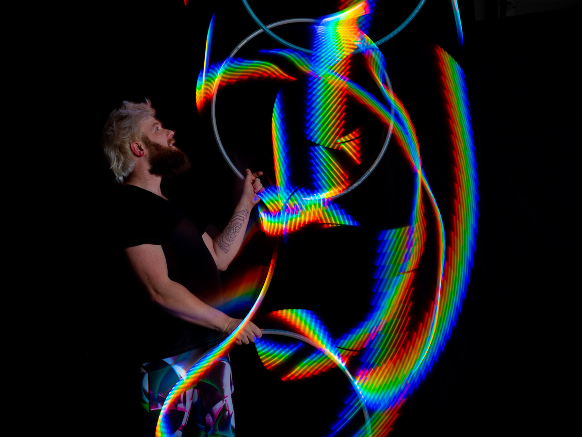 Starlight Spin™ – Atomic V LED Hoop (5th Gen)