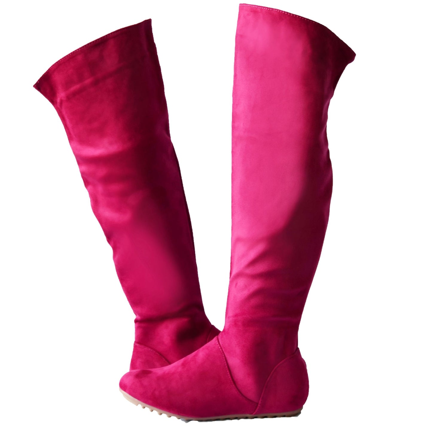 Skyline Thigh-High Boots – Vegan Suede