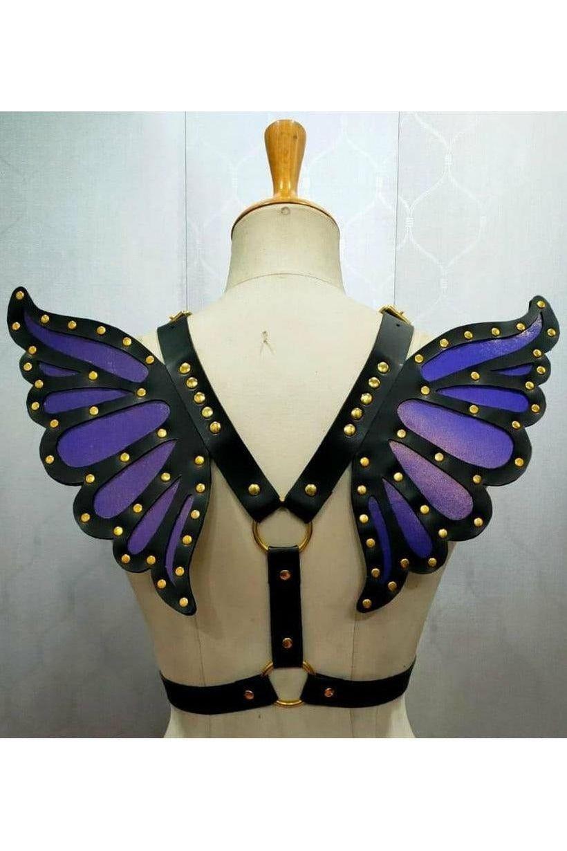 Butterfly Wing Harness - Purple & Gold | Daisy Corsets