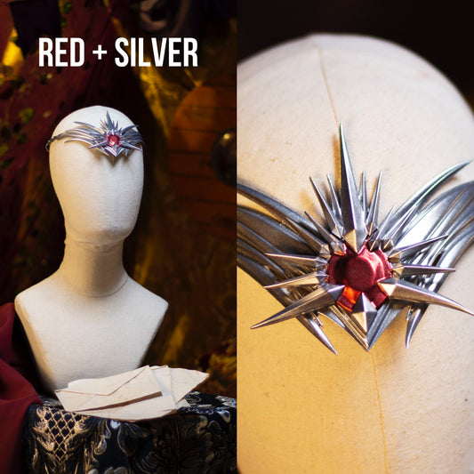 Arcane Intellect Headband — Silver / Blue / Gold | Custom Made