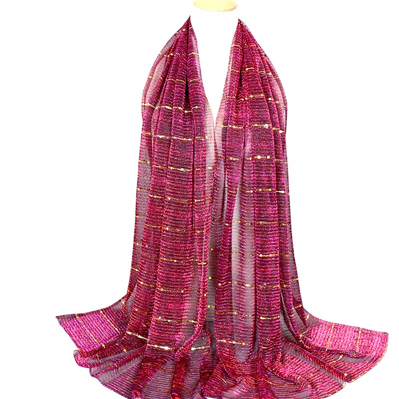 Starlight Metallic Sequin Pashmina Scarf