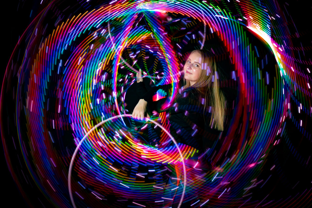 Starlight Spin™ – Atomic V LED Hoop (5th Gen)