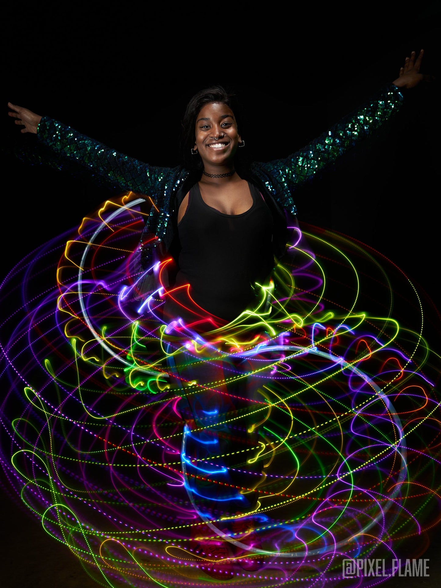 Starlight Spin™ LED Hoop