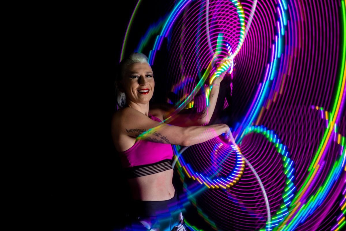Starlight Spin™ – Atomic V LED Hoop (5th Gen)