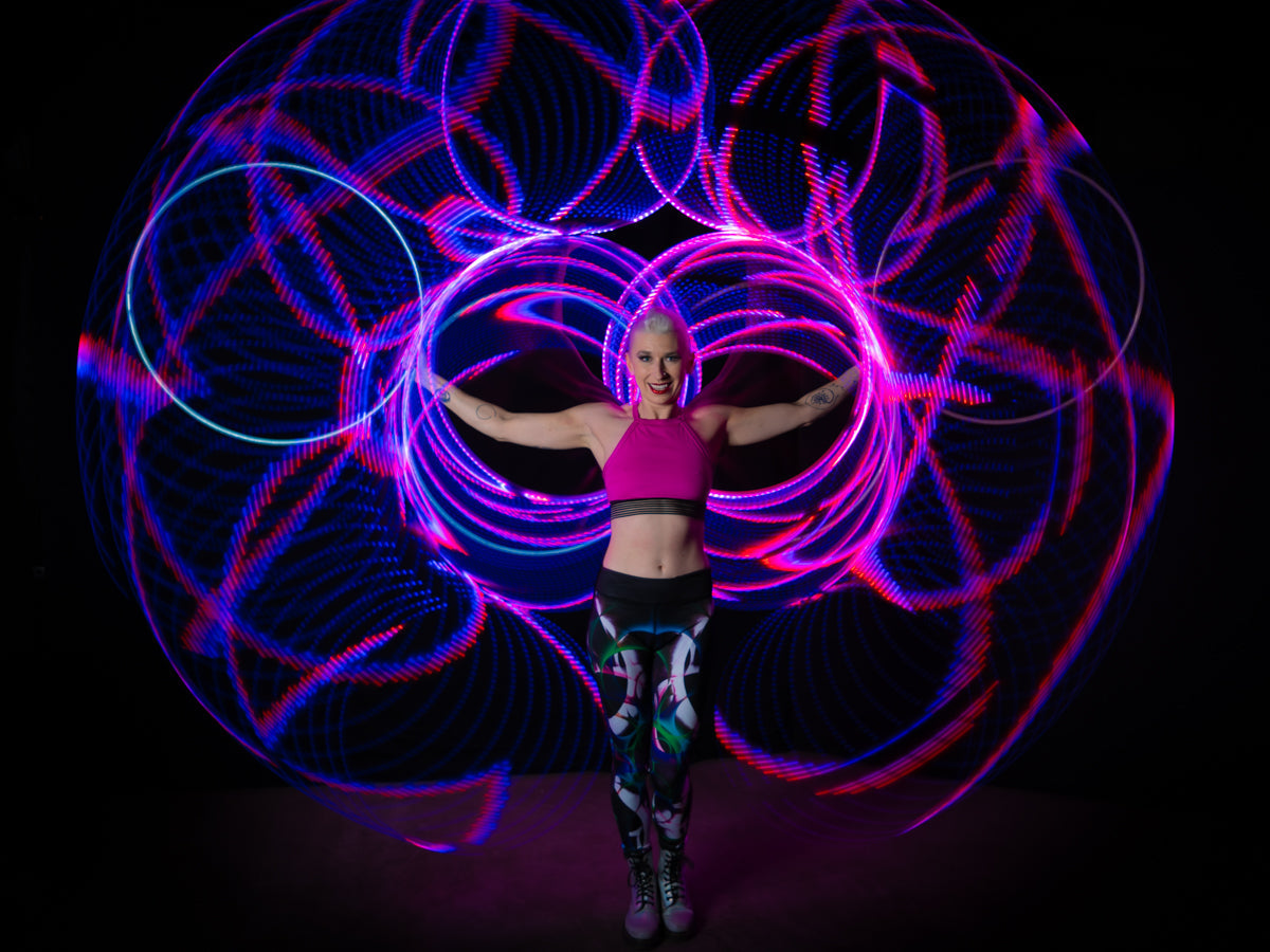 Starlight Spin™ – Atomic V LED Hoop (5th Gen)