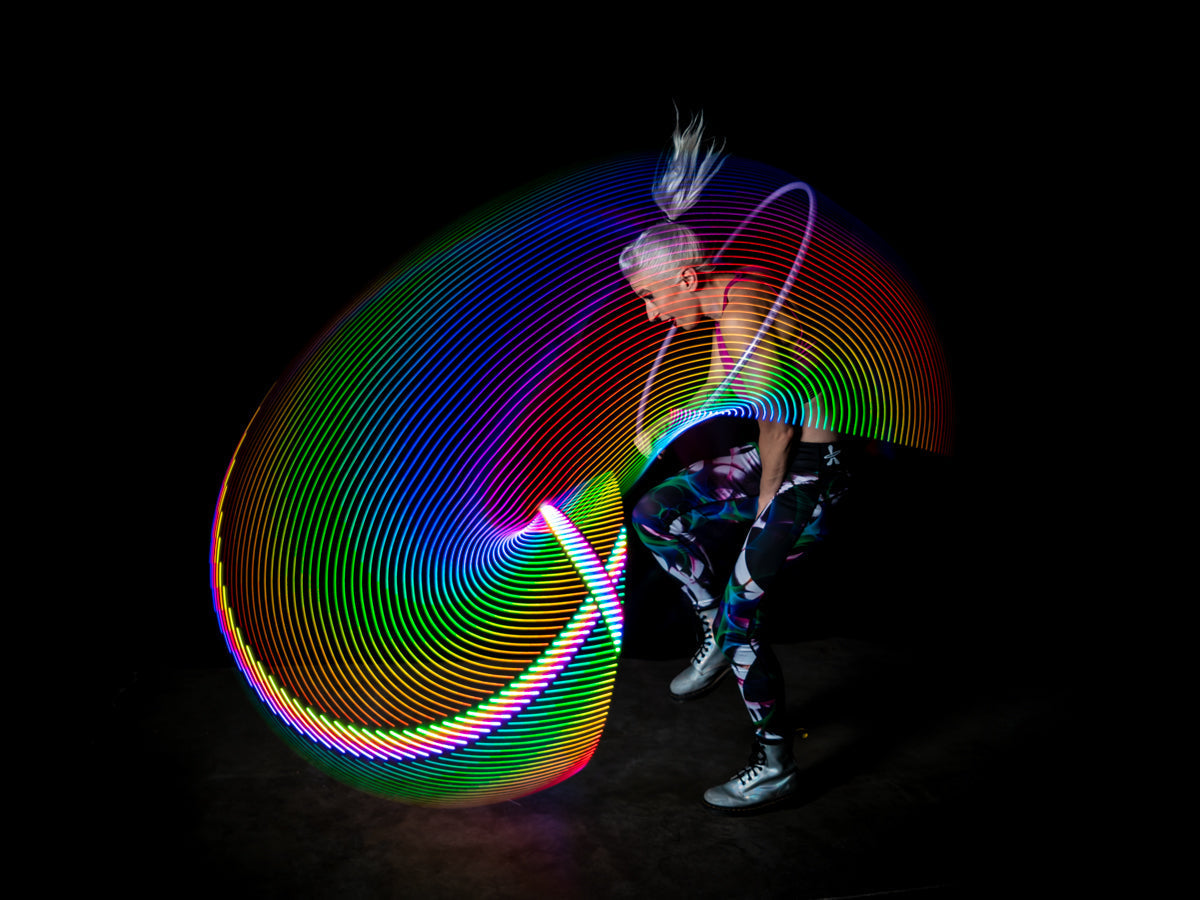 Starlight Spin™ – Atomic V LED Hoop (5th Gen)