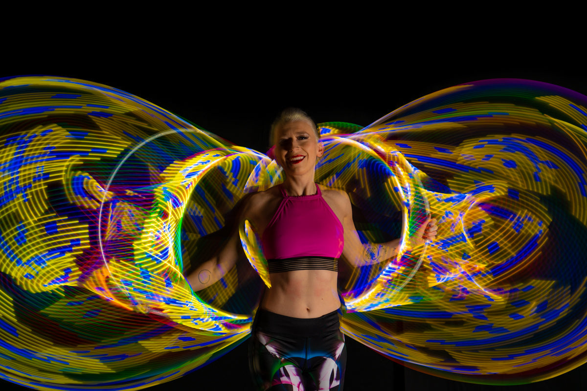 Starlight Spin™ – Atomic V LED Hoop (5th Gen)