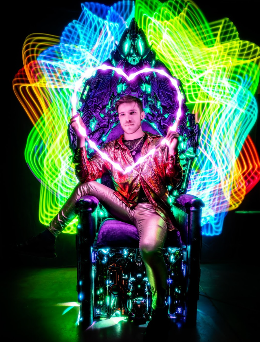 Starlight Spin™ LED Heart Hoop