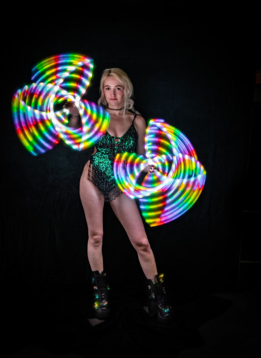 Starlight Spin™ LED Triquetras – Pair