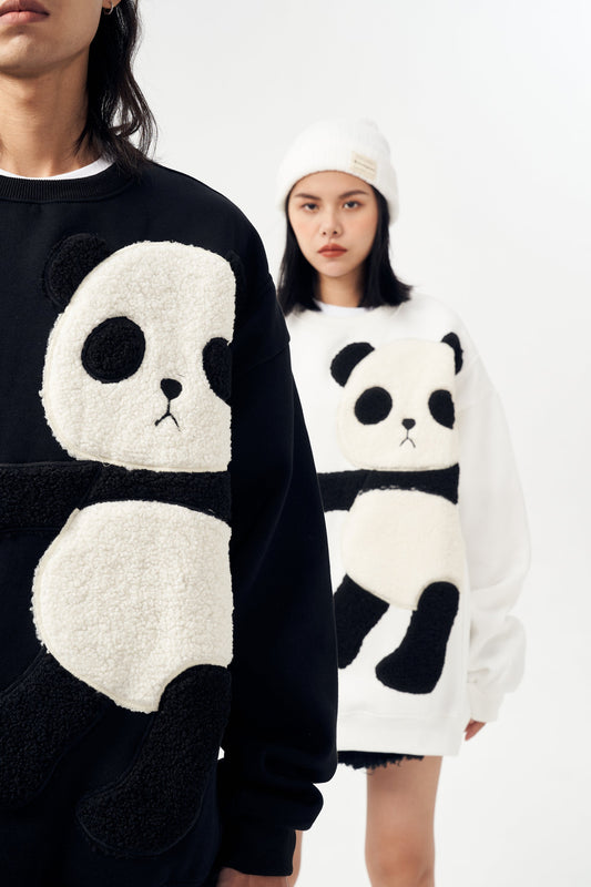 Furry Panda Crewneck