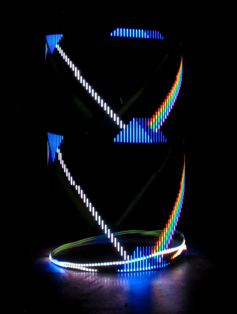 Starlight Spin™ – Atomic V LED Hoop (5th Gen)