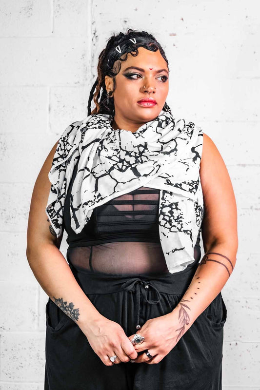 Oversize Playa Scarf — Rayon | Five and Diamond