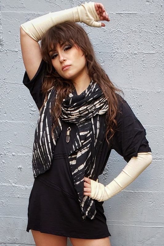 Oversize Hand-Dyed Scarf — Rayon | Five and Diamond