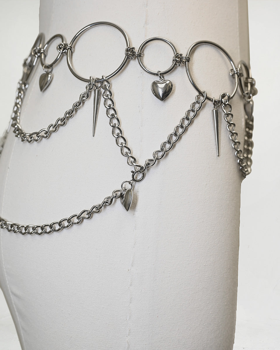 Heartbreaker Waist Chain Belt | Suspex