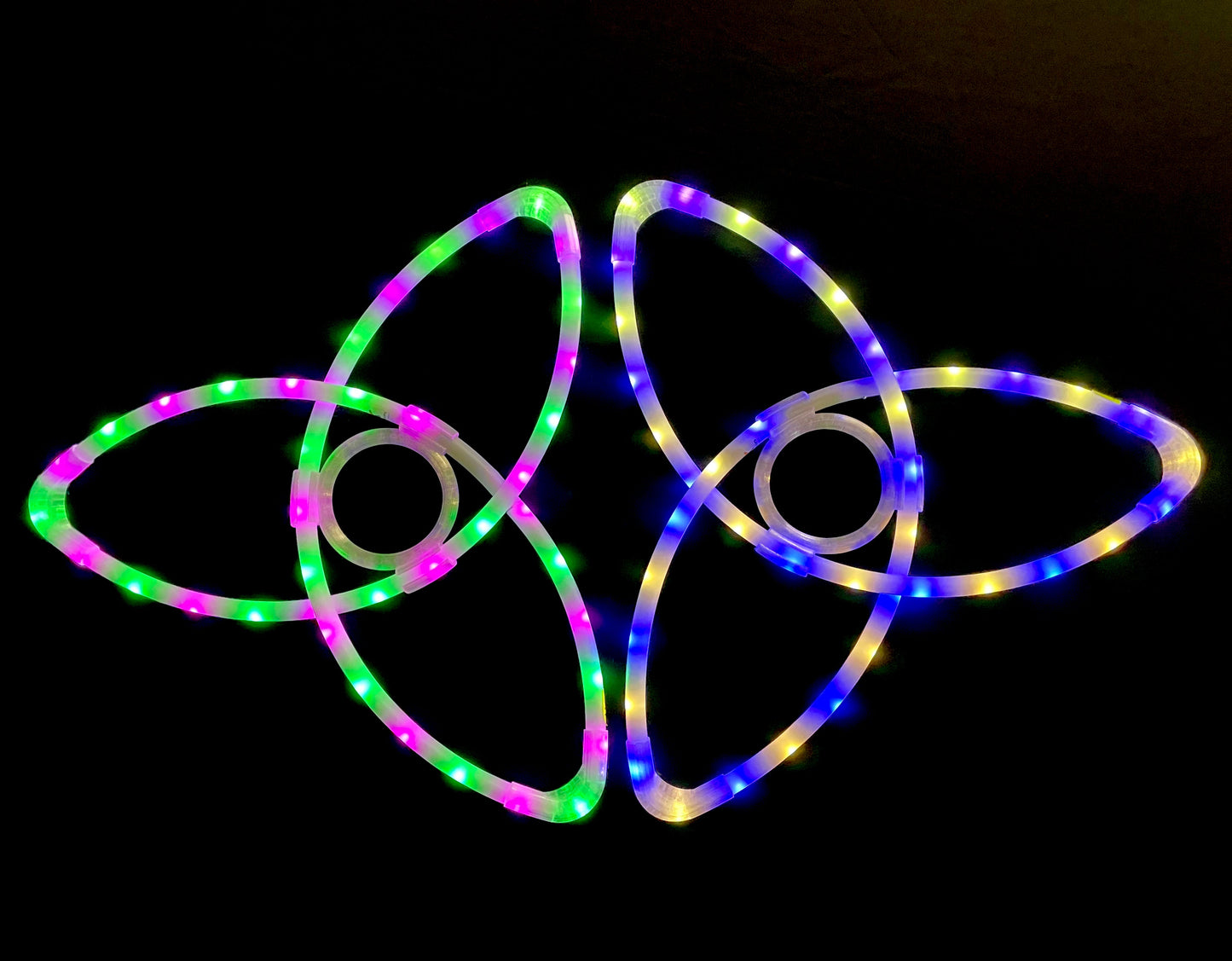 Starlight Spin™ LED Triquetras – Pair