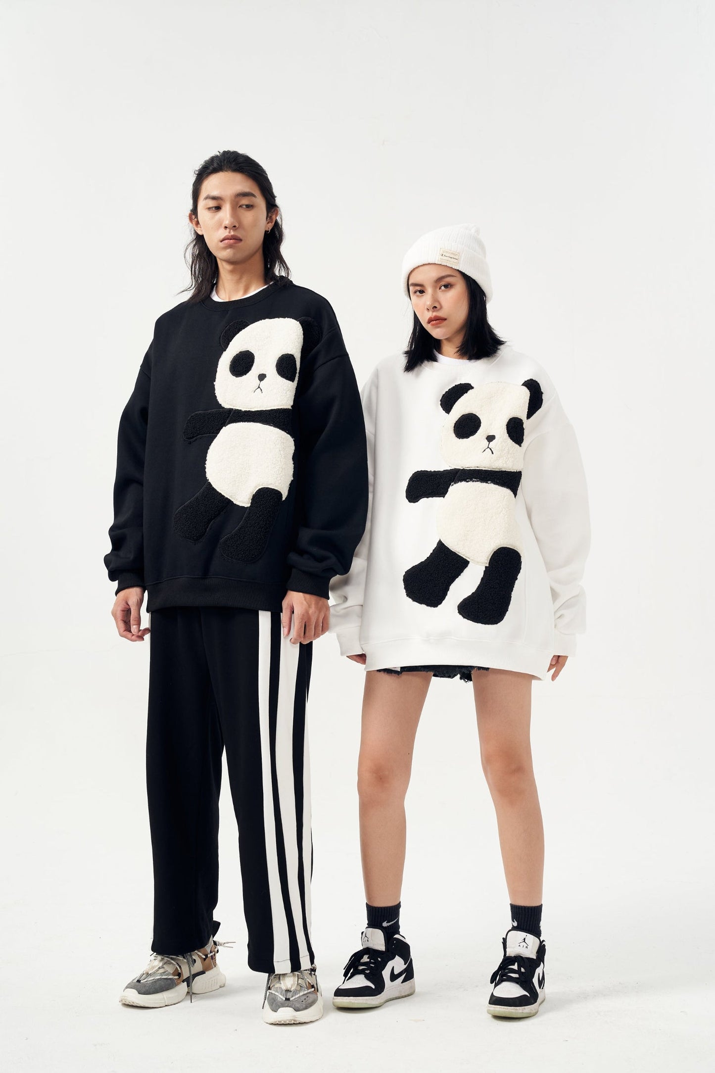 Furry Panda Crewneck