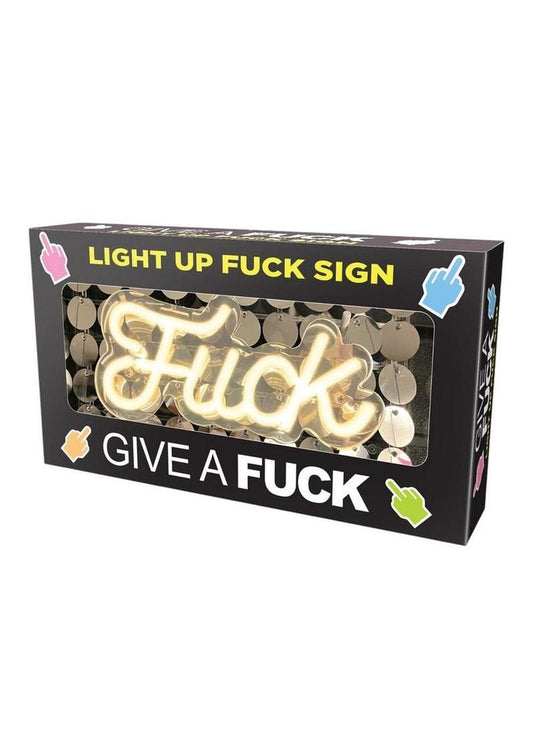 Neon Light Up Fuck Sign