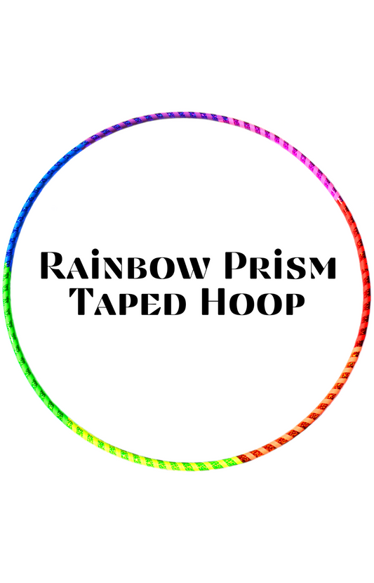 Prism Spectrum Flow Hoop — Rainbow Grip Edition