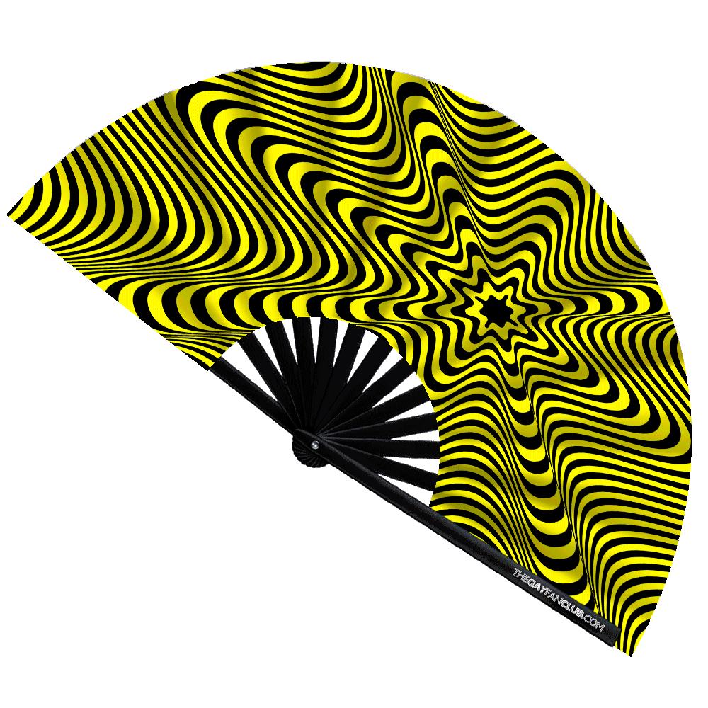 Neon Warning – UV Festival Fan