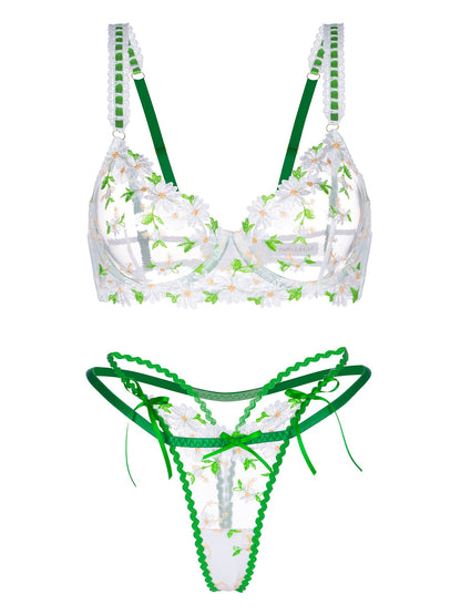 Lovely Daisy  Lace Lingerie Set