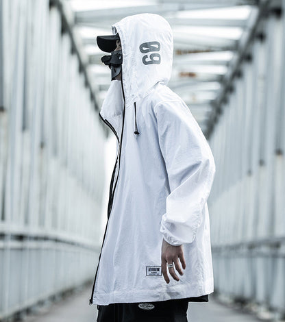 Signal Flow Lightweight Tech Jacket — White or Black