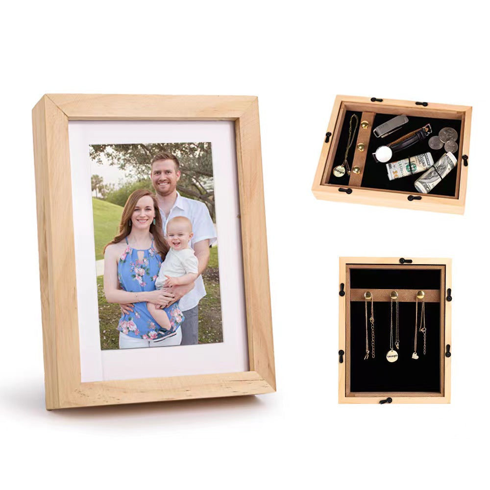 🗝️ Concealed Photo Frame Safe — 4x6