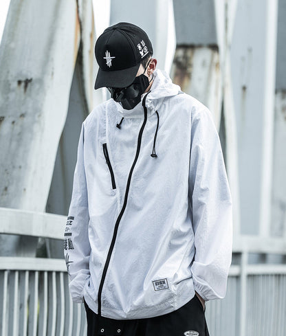 Signal Flow Lightweight Tech Jacket — White or Black