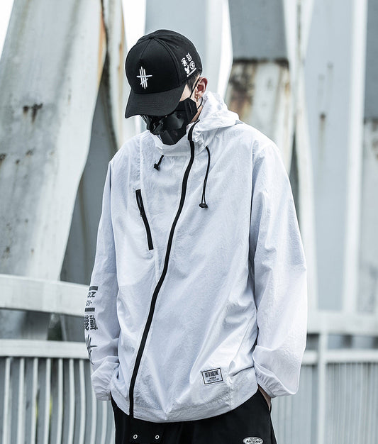 Signal Flow Lightweight Tech Jacket — White or Black