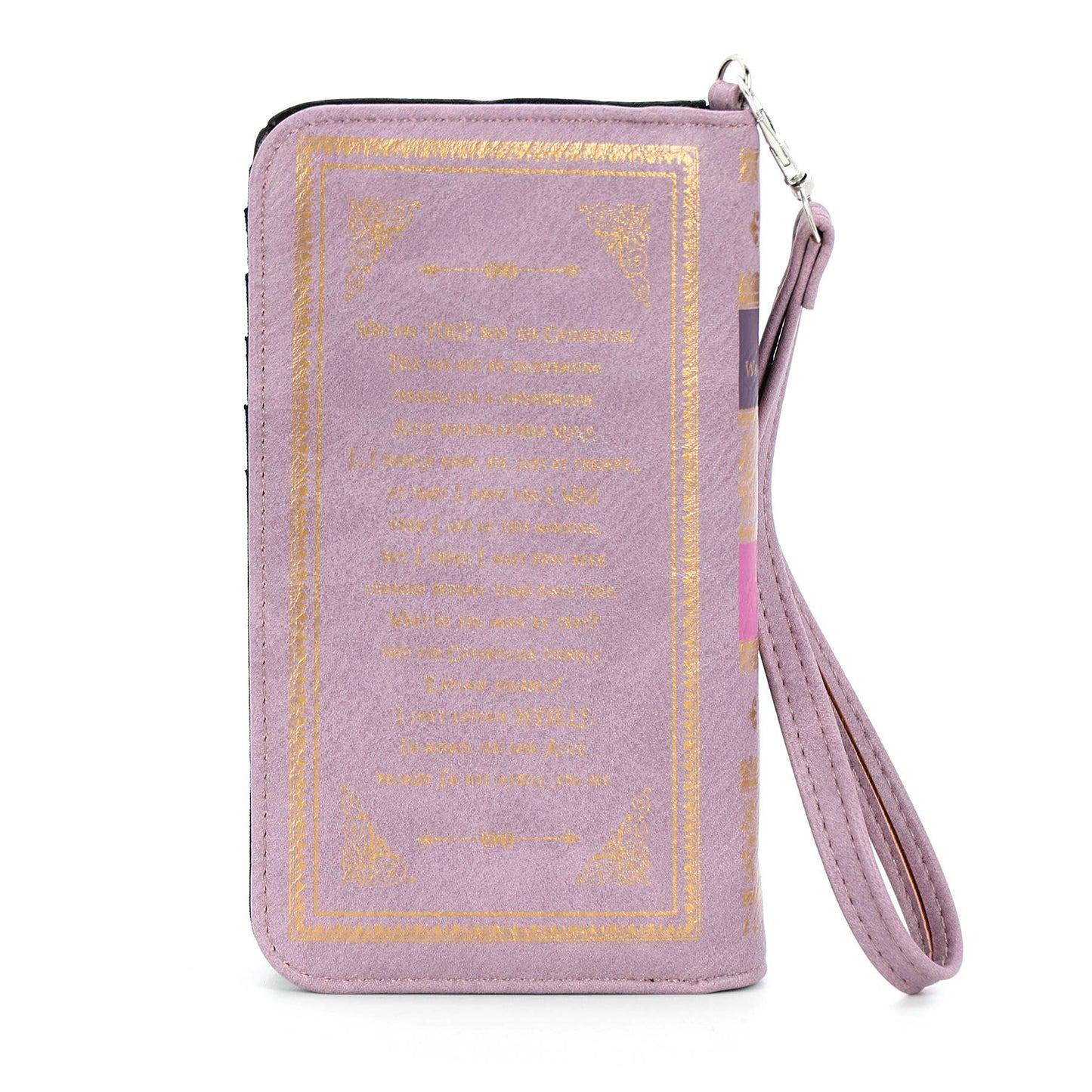 Alice in Wonderland Book Wallet Wristlet — Pastel Edition