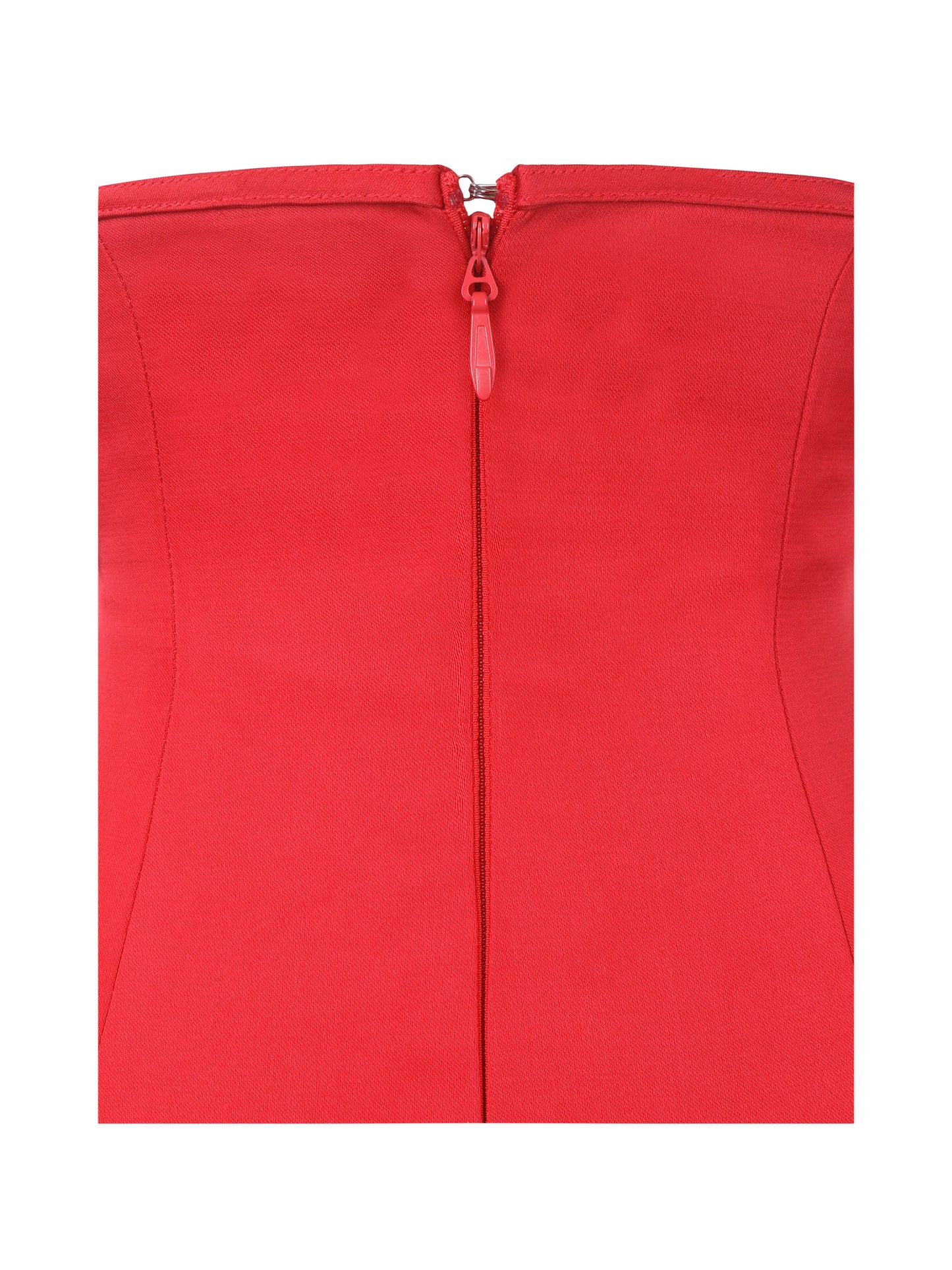 Peyton Halter Keyhole Mini — Ruby Red