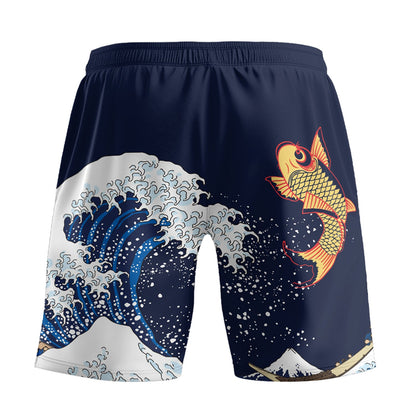 Great Wave Drift Lightweight Shorts — Navy