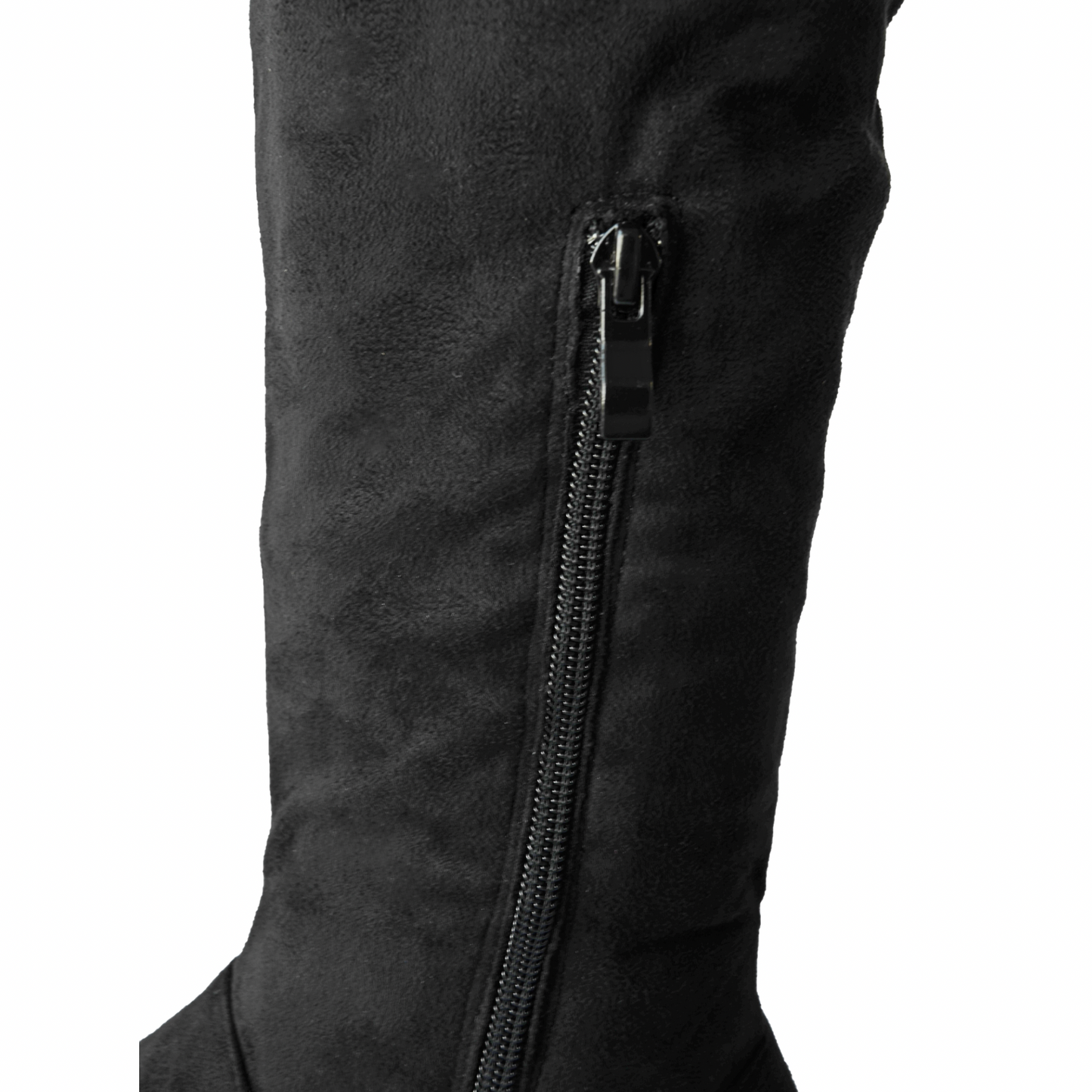Skyline Thigh-High Boots – Vegan Suede (Sale)
