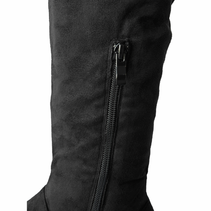 Skyline Thigh-High Boots – Vegan Suede (Sale)