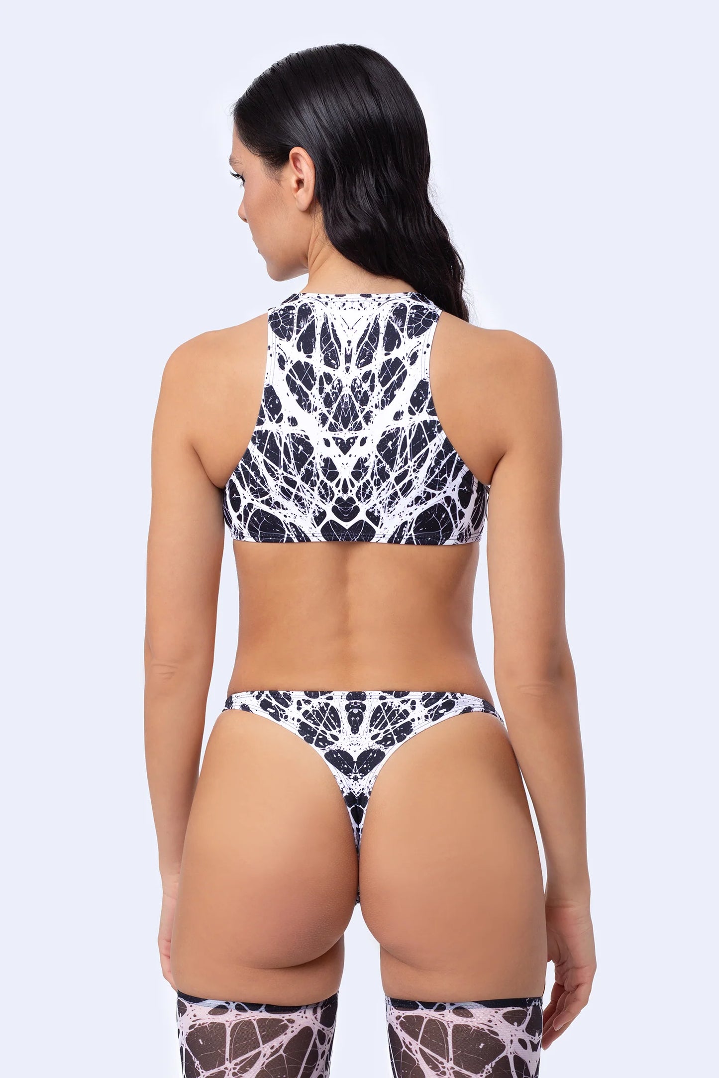 ⭐ Flummoxed Panel Bodysuit Set — With Leg Sleeves | BADINKA