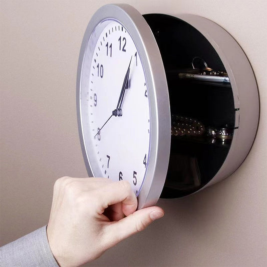 🗝️ Concealed Wall Clock Safe — Working Clock