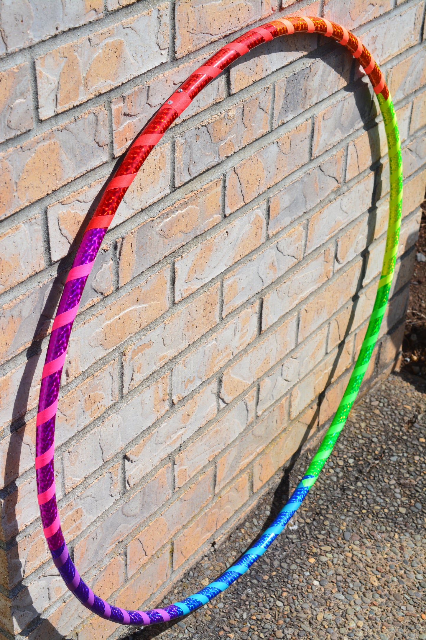 Prism Spectrum Flow Hoop — Rainbow Grip Edition