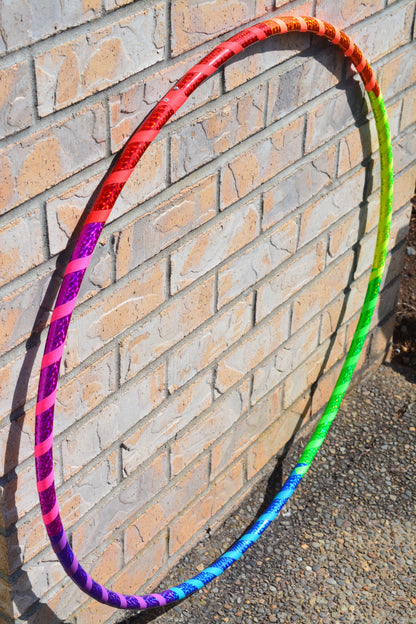 Prism Spectrum Flow Hoop — Rainbow Grip Edition