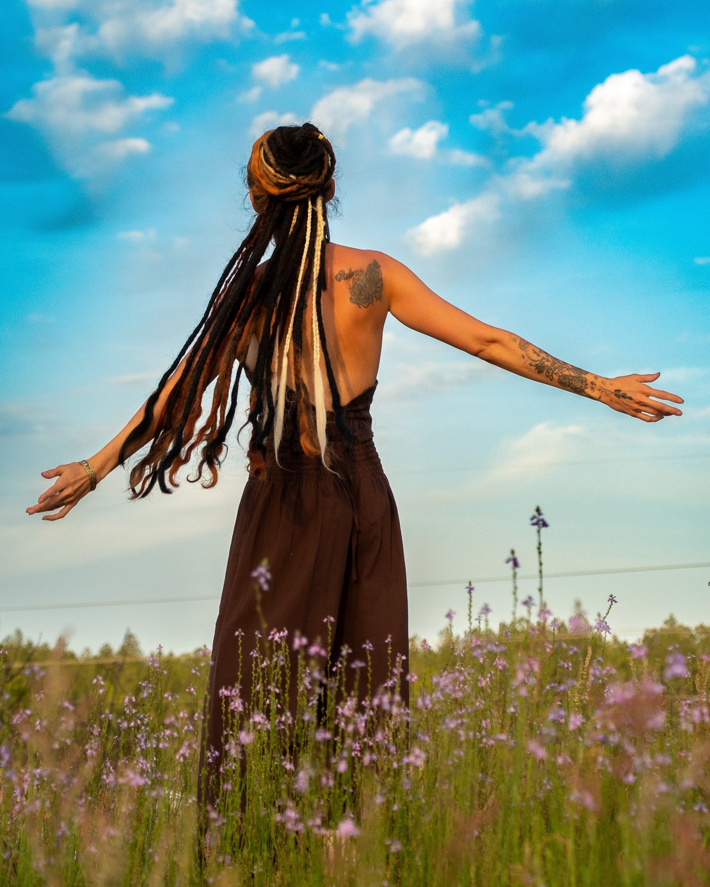Sacred Flow Tribal Halter Top — Cream or Brown