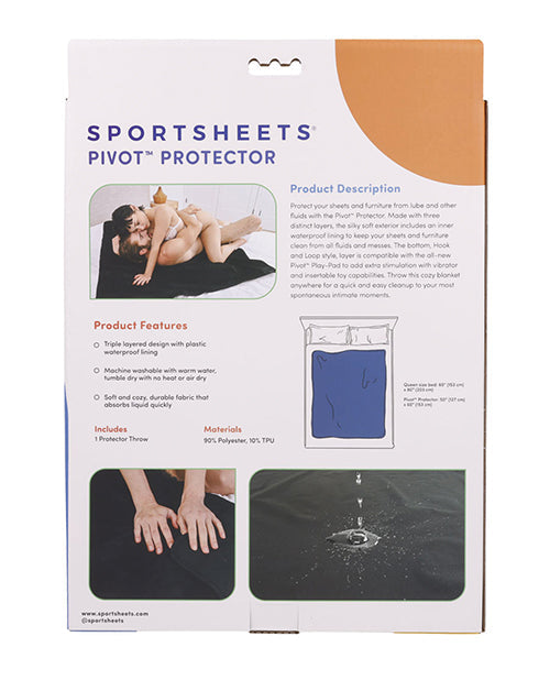 🔒 Discreet Comfort Waterproof Intimate Throw — Multi-Layer Protection | Sportsheets