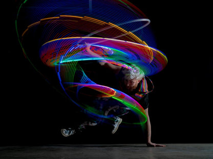 Starlight Spin™ – Atomic V LED Hoop (5th Gen)