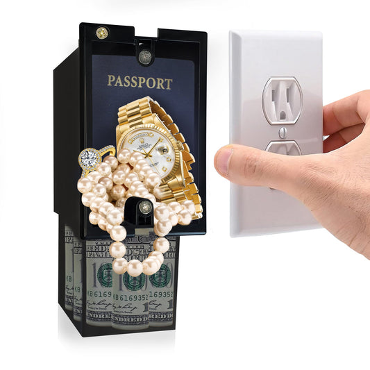Concealed Wall Outlet Safe with Magnetic Access | Miss Behavior