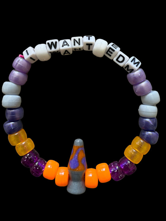 PLUR Trade Bait Energy Kandi Bracelet Bundle — 50 Pack