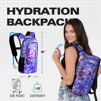 Endurance Hydration Pack — 2L Festival Backpack in Multiple Colors