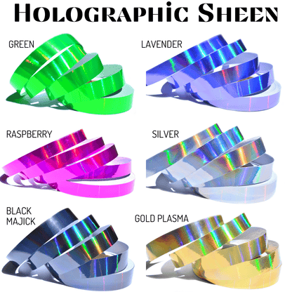 Prism Flow Fitness Hoop — Mirror & Holographic Grip Edition