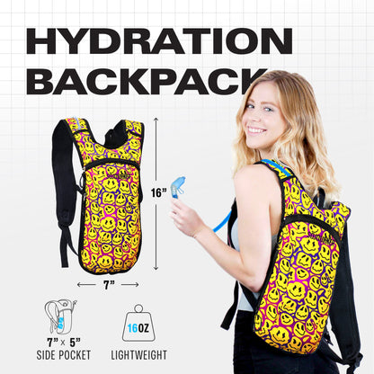 Momentum Hydration Pack - 2L Lightweight Festival Backpack - Select from Multiple Colors