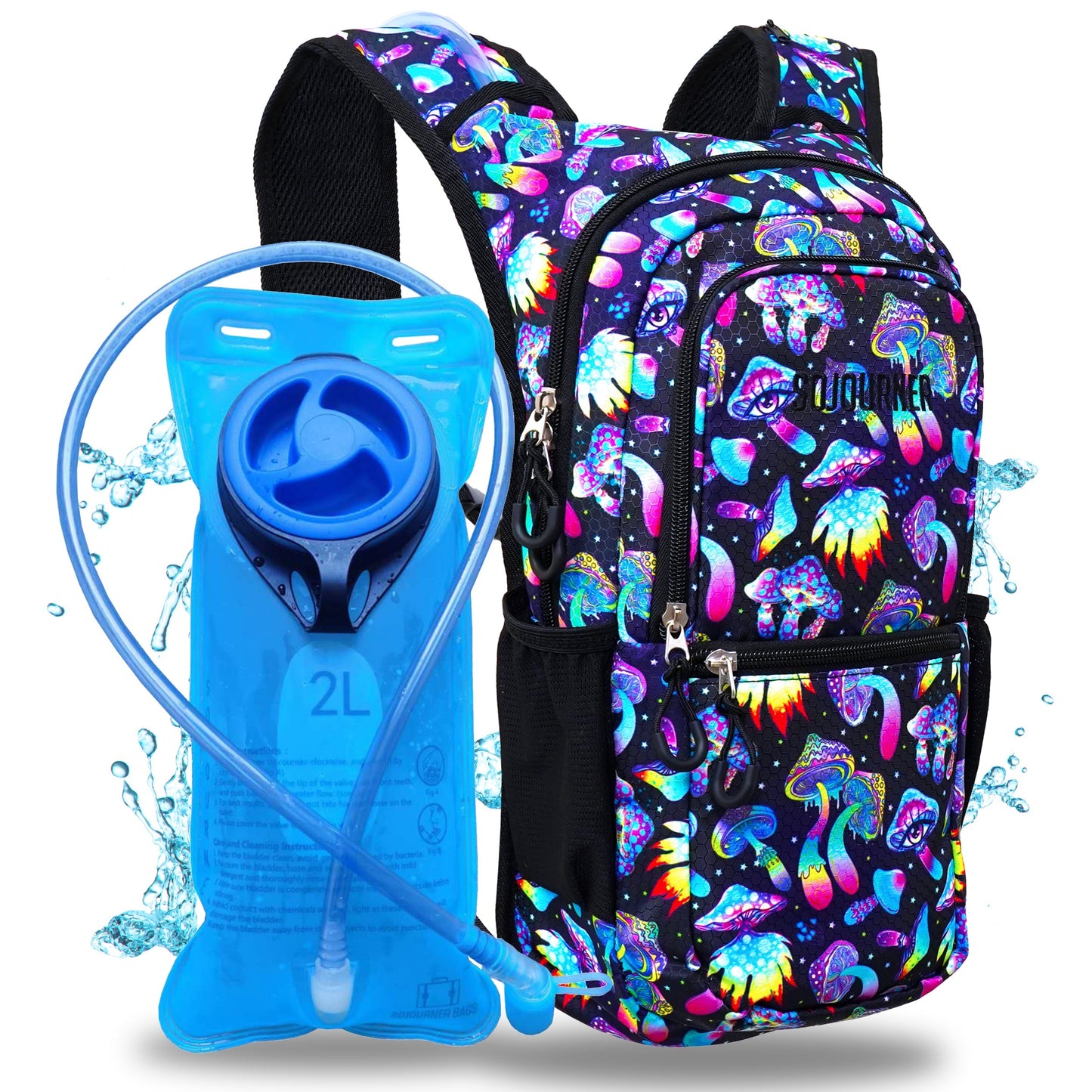 Endurance Hydration Pack — 2L Festival Backpack in Multiple Colors