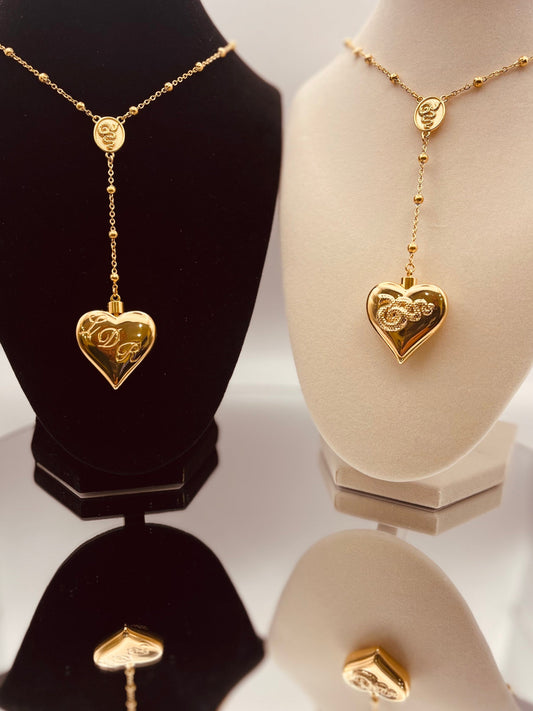 Stash Necklace 2.0 - Del Rey LDR Inspired Heart