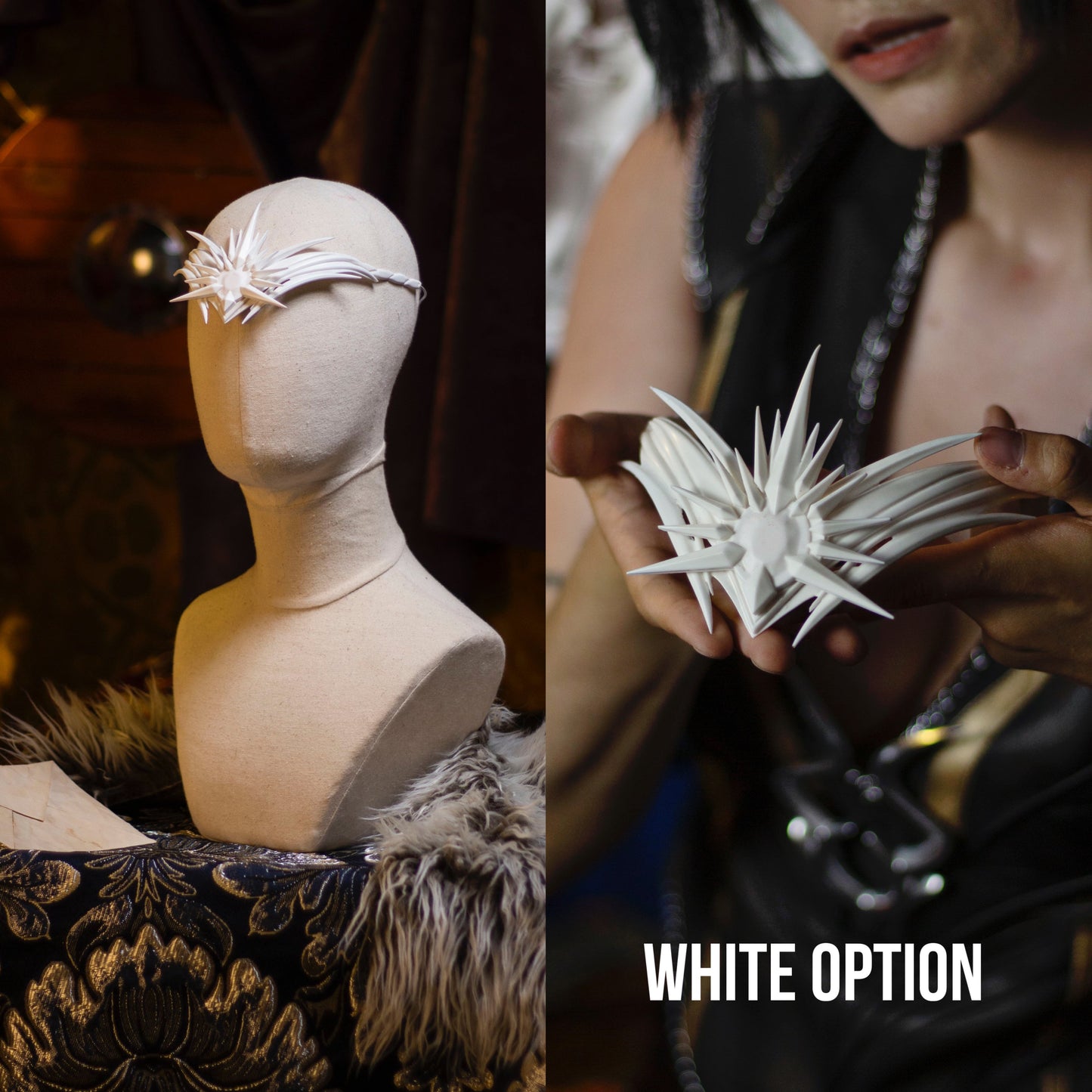 Arcane Intellect Headband — Silver / Blue / Gold | Custom Made